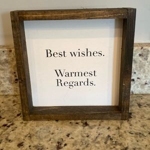 Home Decor Sign